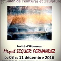 Salon de Peinture et Sculpture<br>Du 3 au 11 novembre 2016 <br>Bon-Encontre(47)