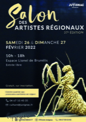Salon des artistes régionauxLe 26 et 27 Février 2022Juvignac (34)