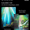 Galerie 110<br>Du 27 au 31 mars<br>Agen